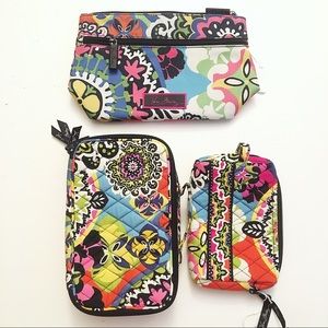 Retired Vera Bradley Rio Cosmetic Bag Bundle NWOT